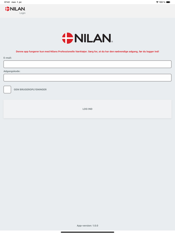 Nilan Service Tools