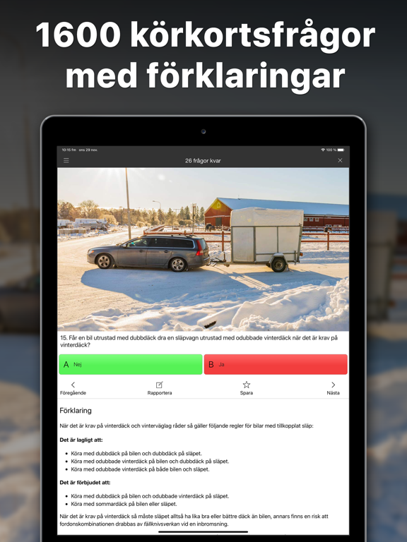 Screenshot #5 pour iKörkort BE