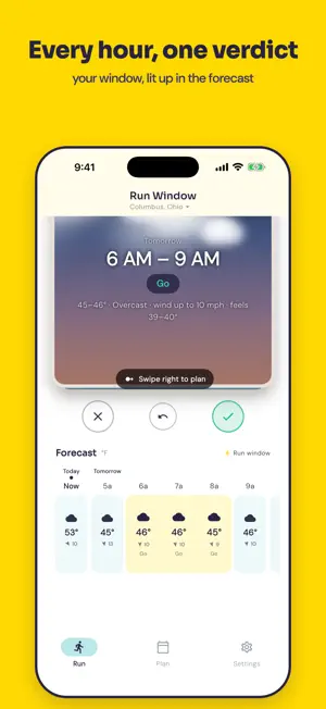 Run Window: Running Weather screenshot 3
