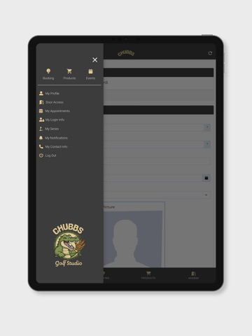 Chubbs Golf Studio iPad screenshot