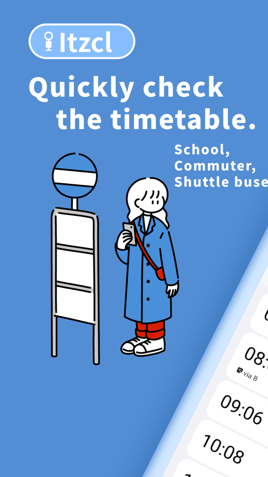 #1. Itzcl - My usual timetable (iOS) By: Hiroaki Abe