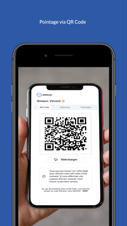 #2. Pointeuse - Stafscan (iOS) 由: KENANTECH