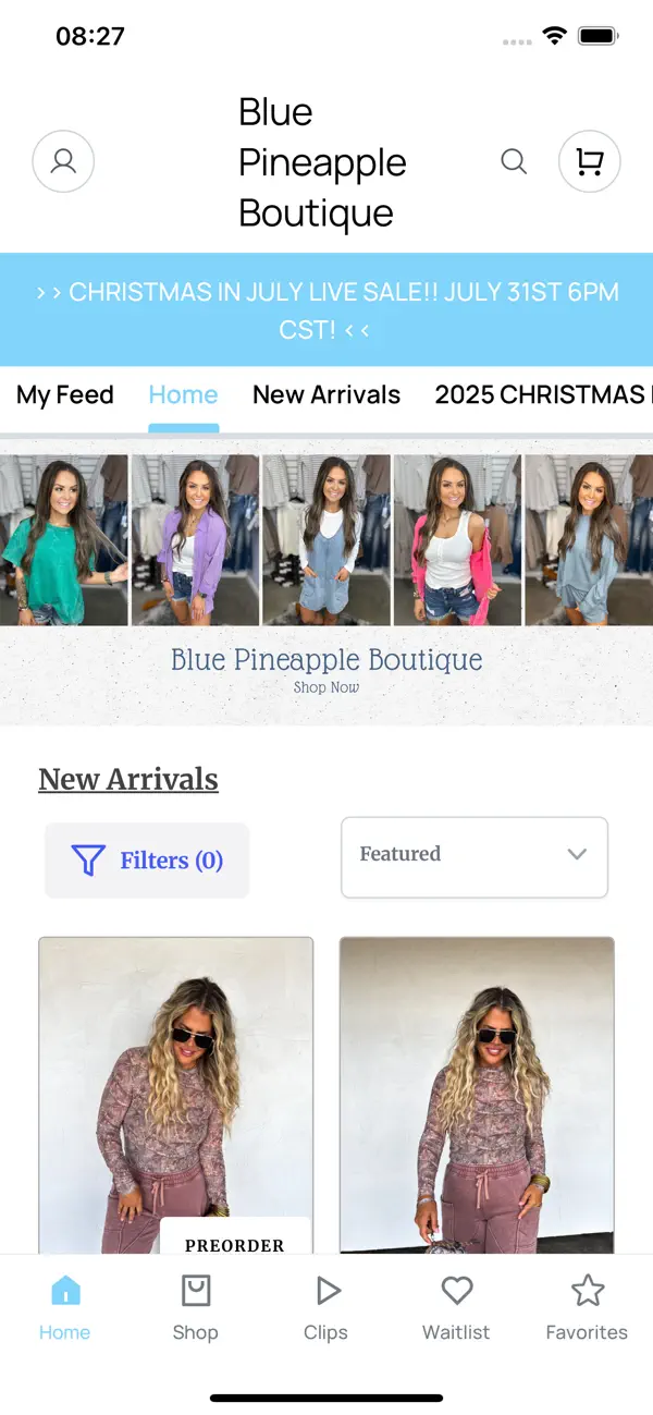 Screenshot #1 pour Blue Pineapple Boutique