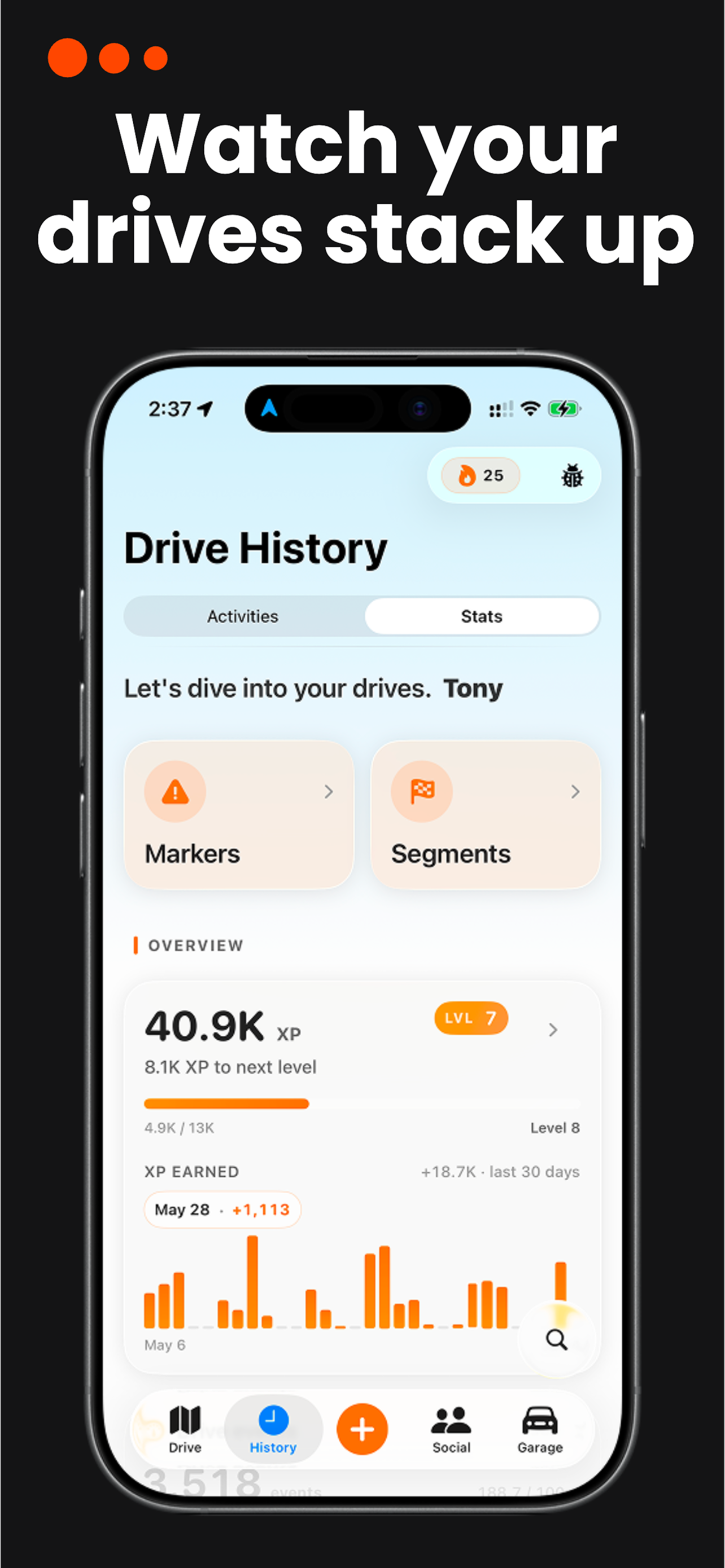 Open Road: Speed Tracker GPS screenshot 7