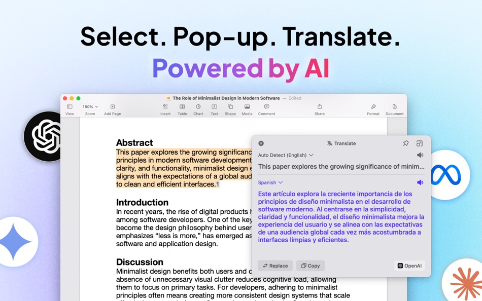#1. PopTranslate - Translate & OCR (macOS) Von: Tutu Studio