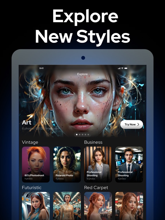 AI Photo Generator: Remake AI iPad screenshot 5 - Graphics & Design app