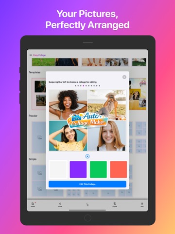 Pic Collage Maker: EasyPic iPad screenshot