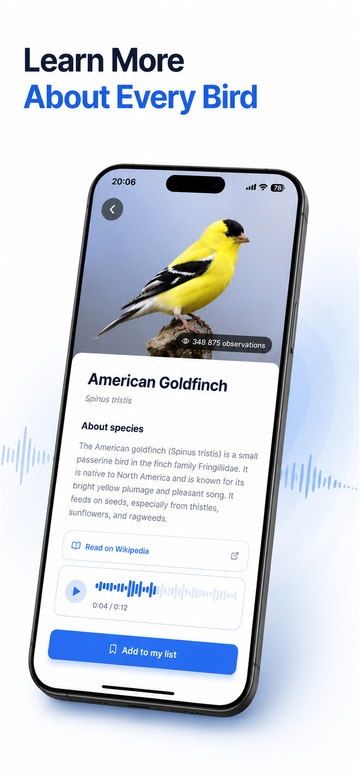 Birdly: Bird Identifier screenshot 4