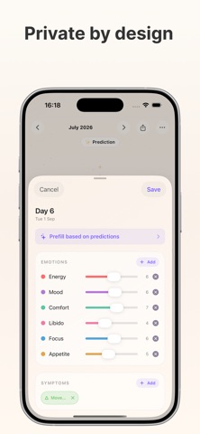 Moonwave: Period Tracker Screenshot 2 of 5