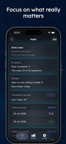 Habit Tracker Goal Builder Screenshot 7 of 8