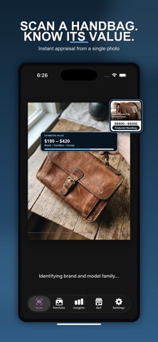 Handbag Valuator iPhone screenshot