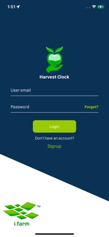 Harvest Clock V2 screenshot