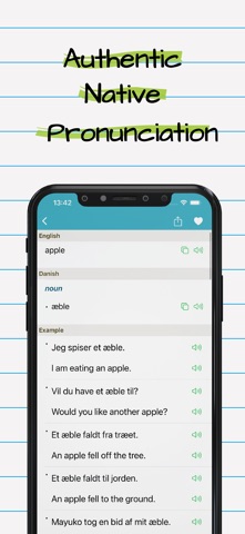 Danish English Dictionary Pro screenshot