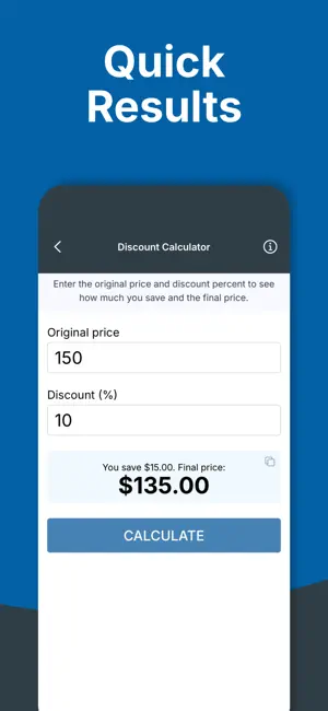 Percentage Calculator - Metis screenshot 3