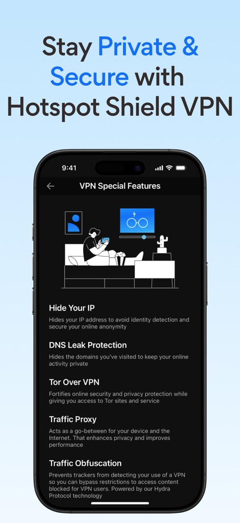 VPN Hotspot Shield: Secure VPN - Comprehensive Security Features