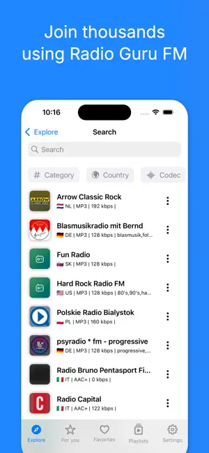 Radio Guru FM - AM Stations screenshot 2