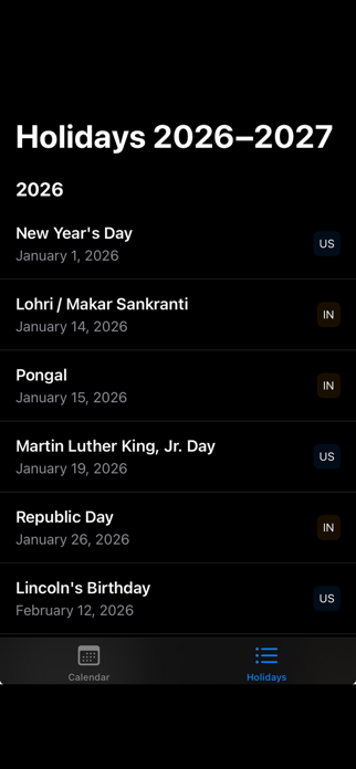 SJM Calendar+ Screenshot 3 of 3