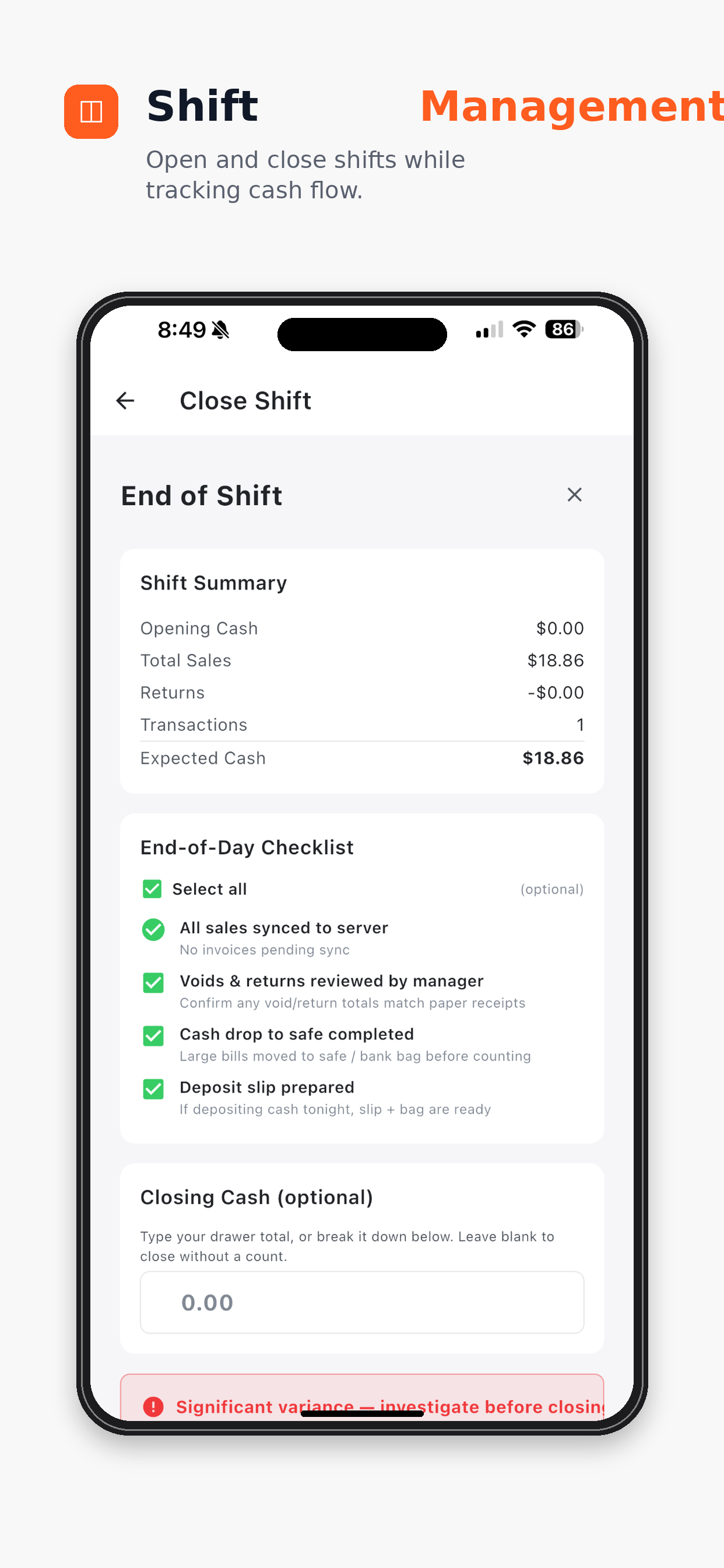 BuiltPOS screenshot 9