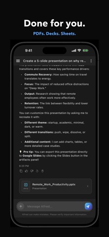 Alfred — AI Chat Screenshot 4 of 6
