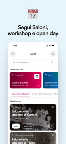 CampusHub: corsi eventi e test screenshot