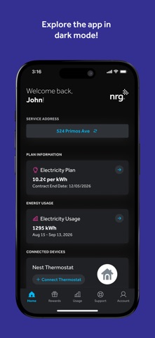 My NRG iPhone screenshot