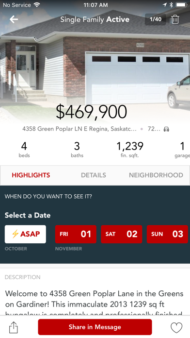 MaxWell Realty Home Search Screenshot