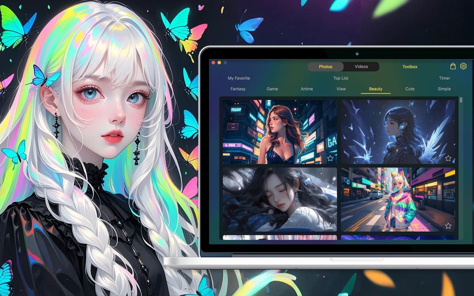 #4. Wallpaper X: Live Wallpaper HD (macOS) Oleh: 志勇 吴