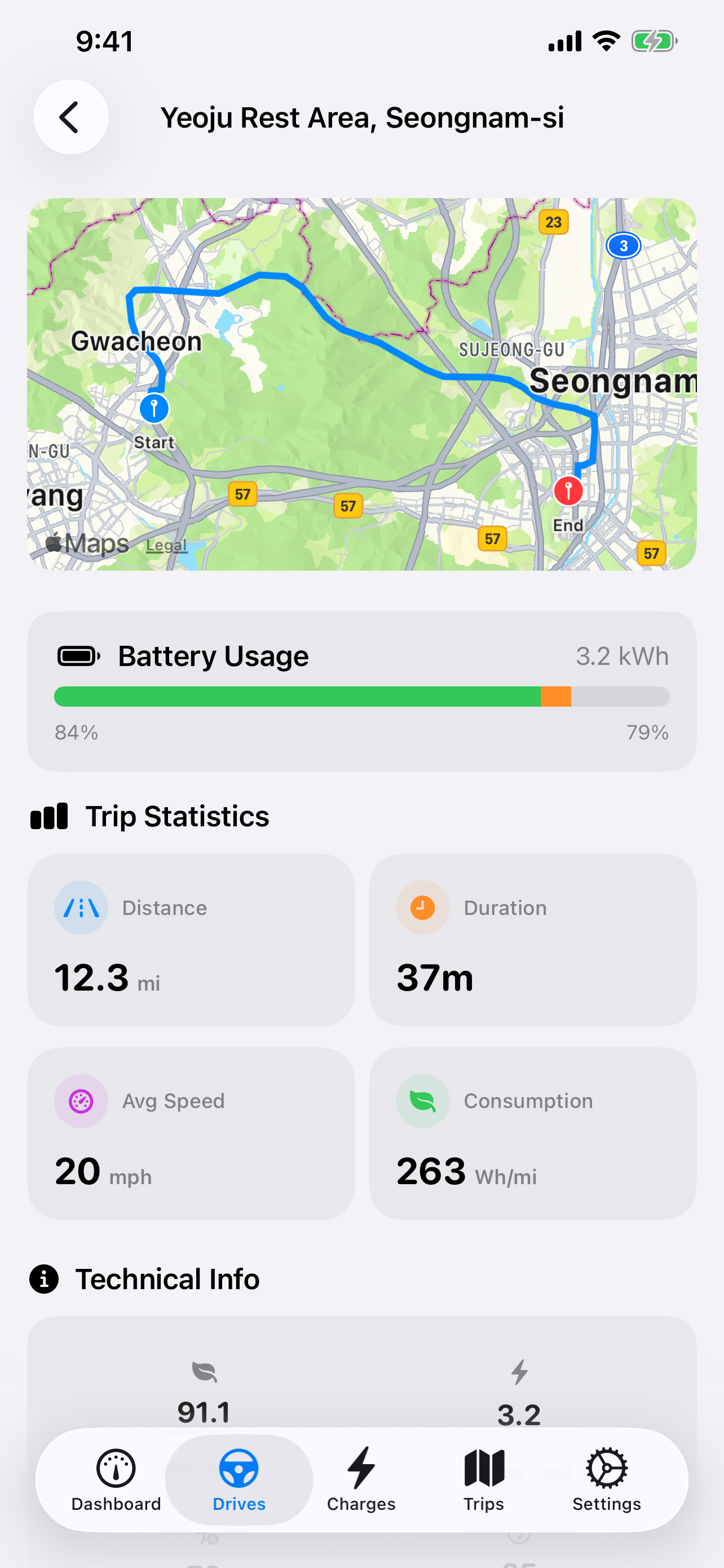 MateDrive: TeslaMate Client