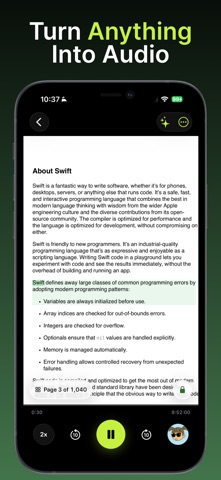 Text to Speech - Voice Leaf Screenshot 1 of 7