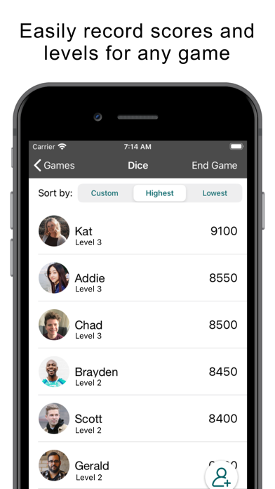 Screenshot #1 pour Keep Score GameKeeper