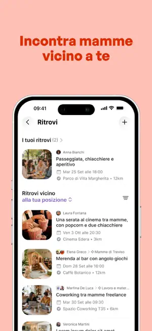 MOMI: il villaggio delle mamme iPhone screenshot 2