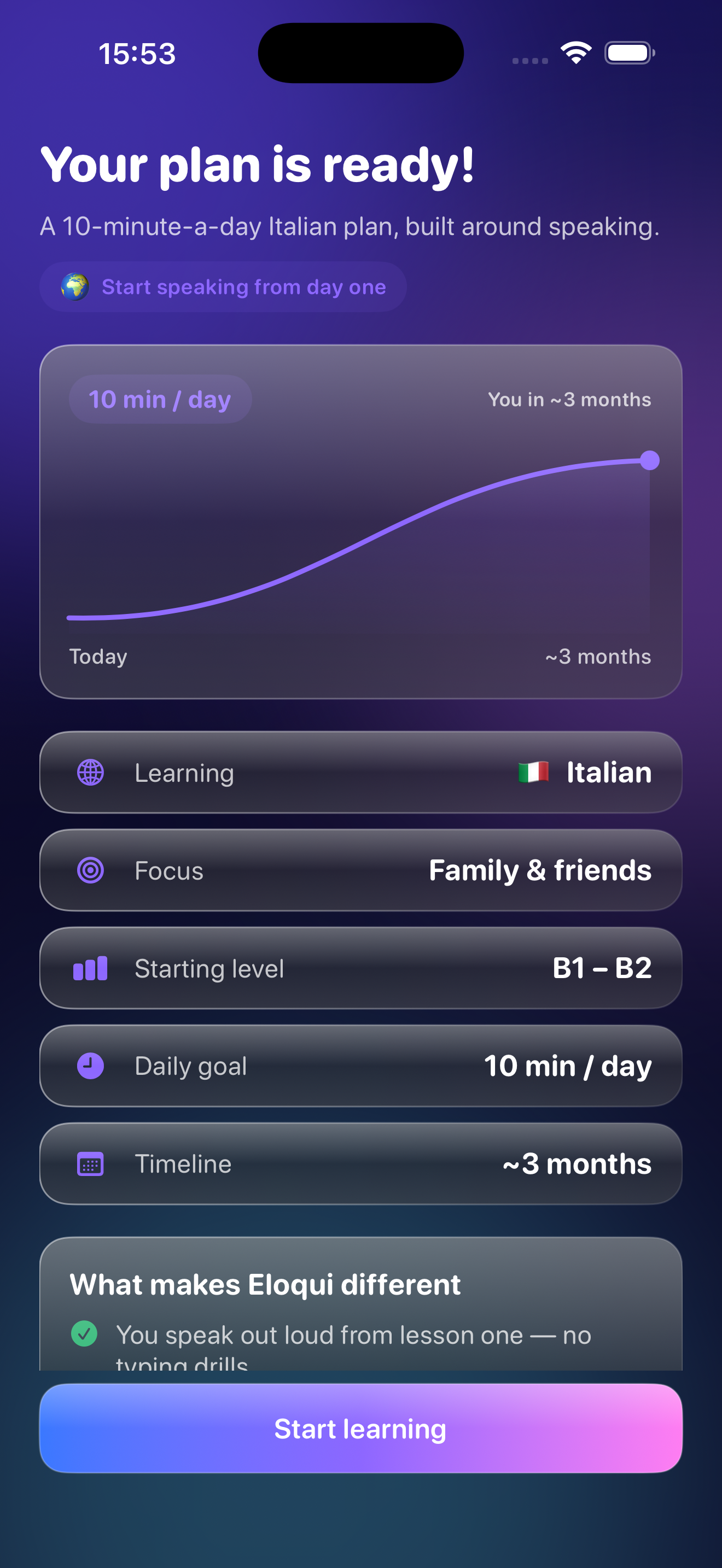 Eloqui - AI Language Learning screenshot 8