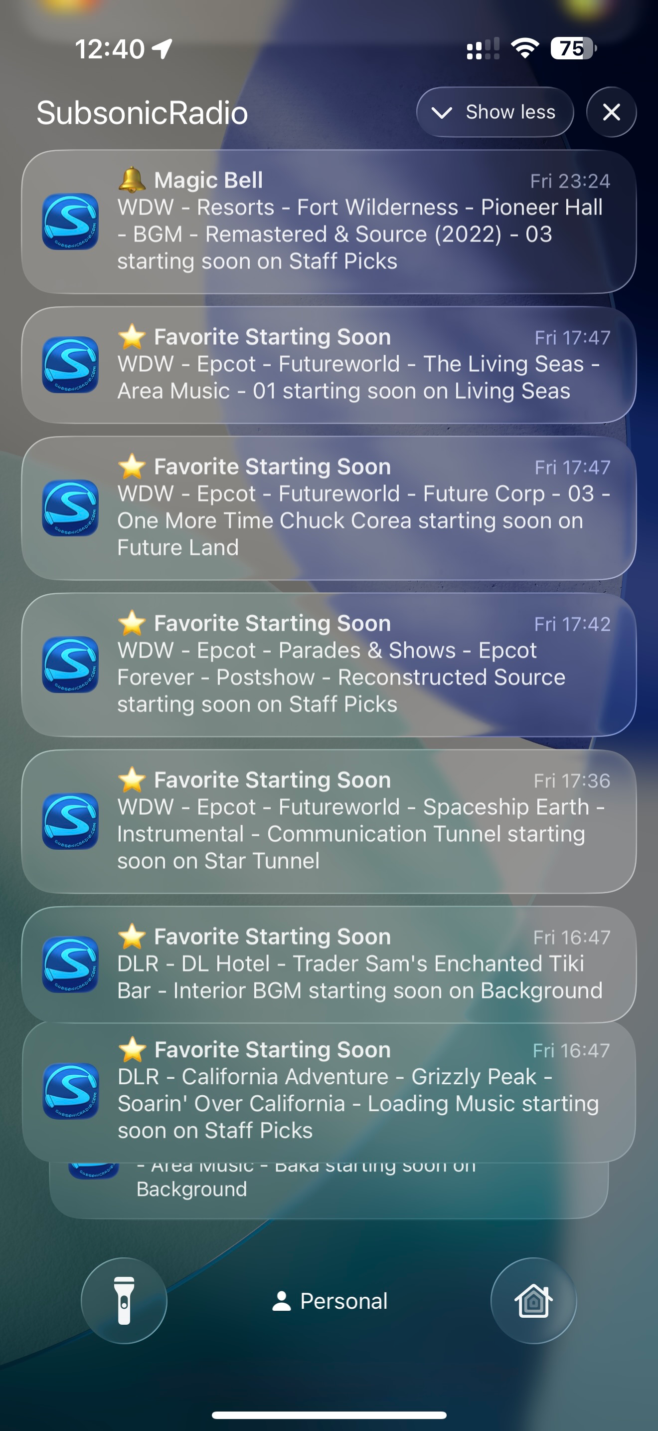 Subsonic Radio Player