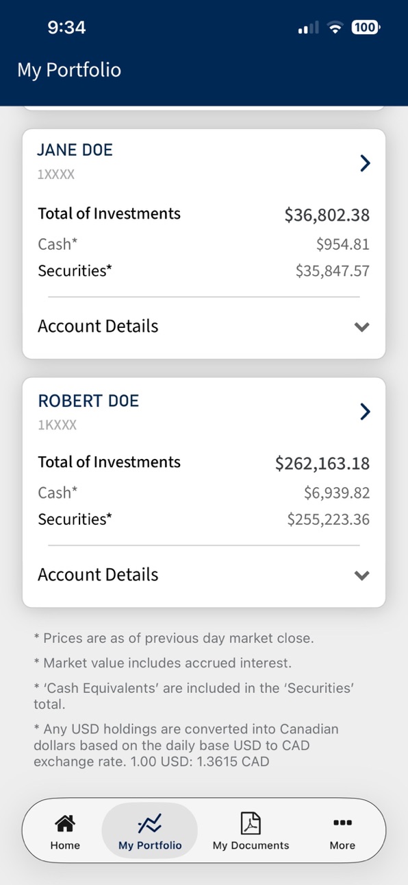 iPhone screenshot