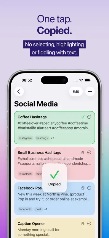 ClipDeck: One-Click Copy screenshot 1 of 4