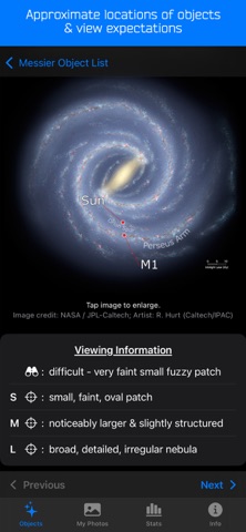 Messier Journal Screenshot 3 of 10