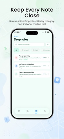 Dropnote: Location Notes screenshot