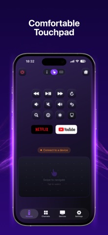 Roku · Remote Control TV iPhone screenshot 4