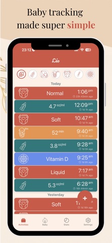 Tribu Baby : Tracker & Journal screenshot