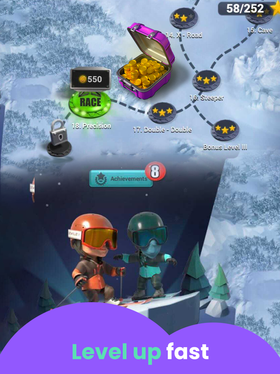 Skiing Games for Kids iPad screenshot 2 - Education app