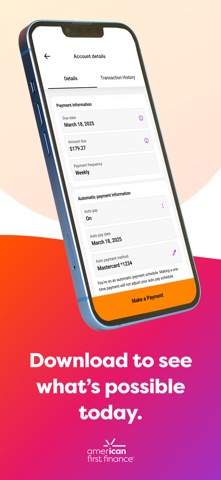 American First Finance iPhone screenshot