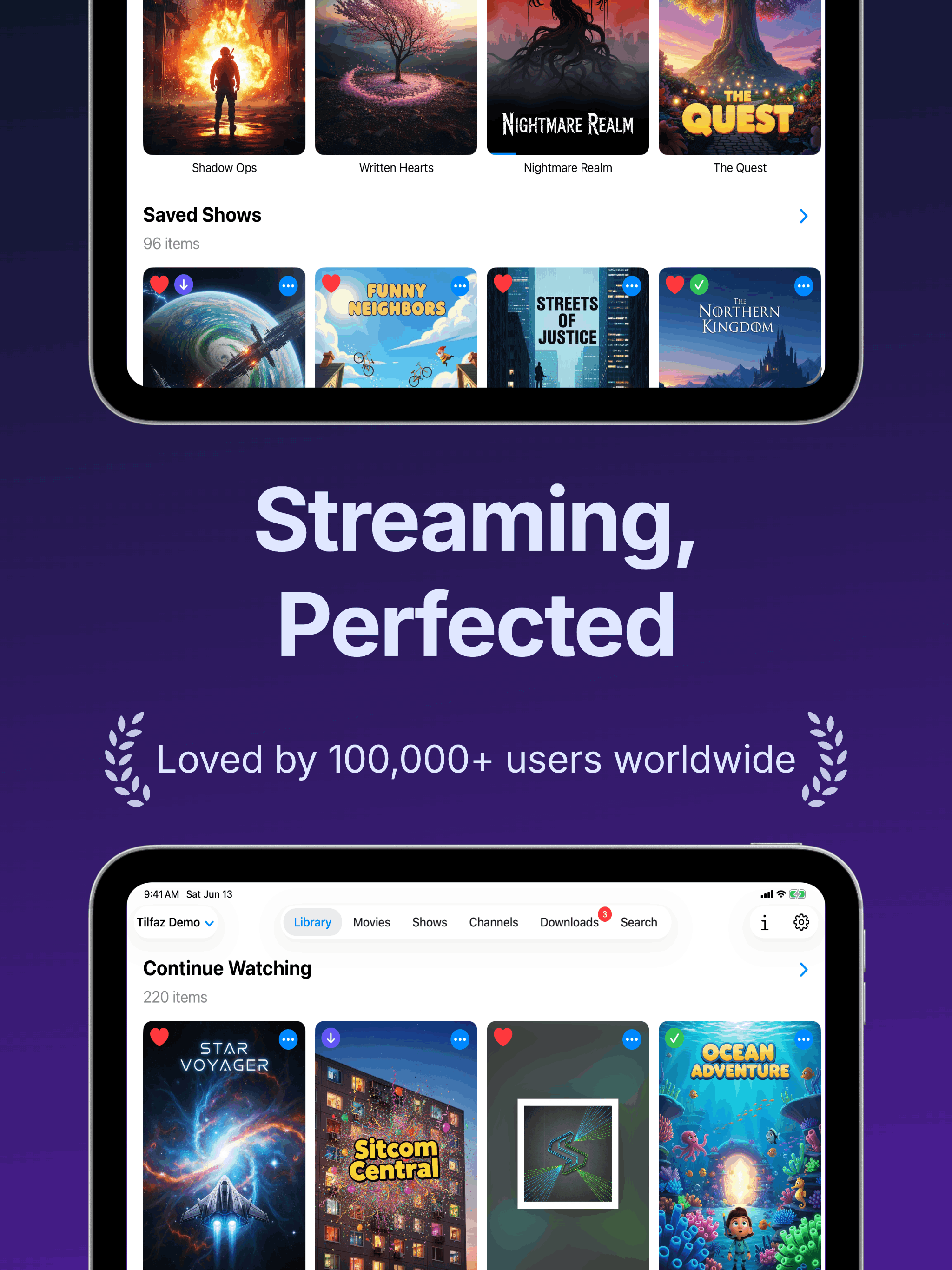Tilfaz: Live & On-Demand IPTV