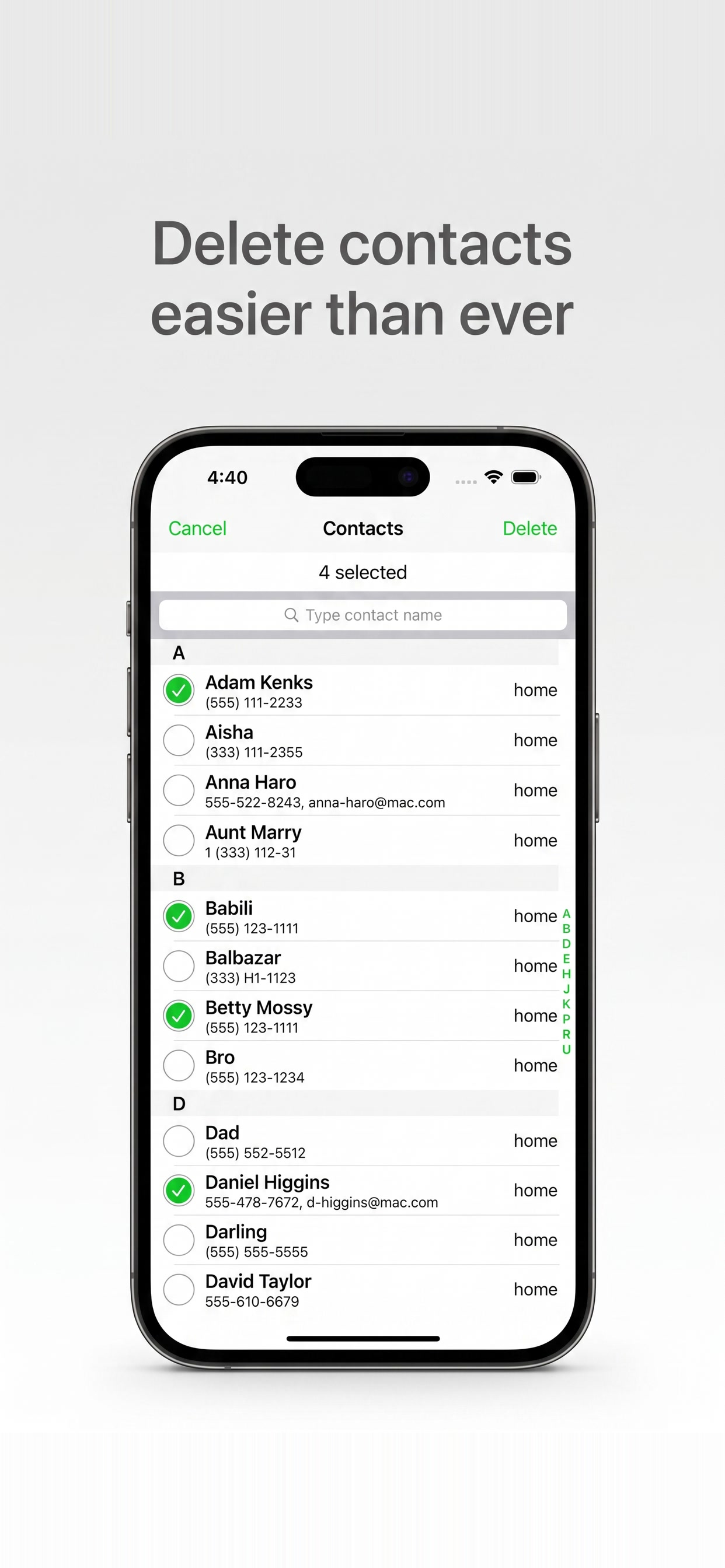 My Contacts Editor +