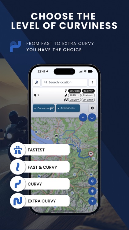Kurviger Motorcycle Navigation screenshot-4