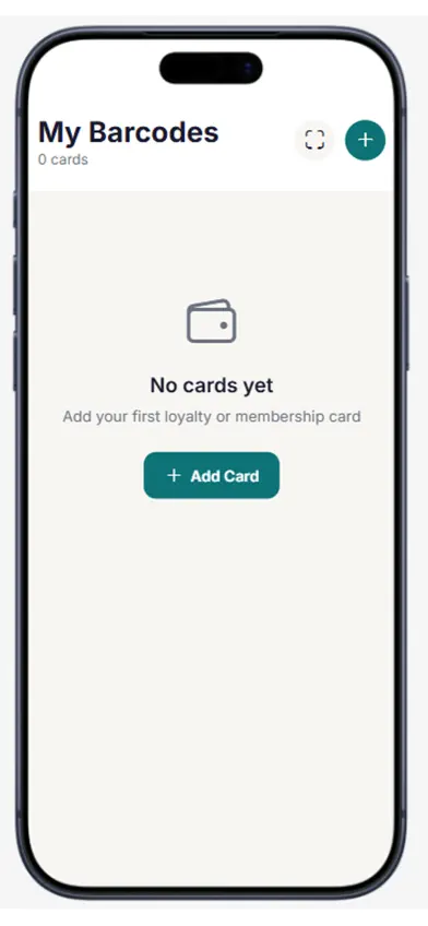 My Barcode Cards screenshot 2