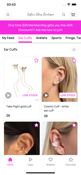 Sofia's Bling Boutique Screenshot 1 of 4