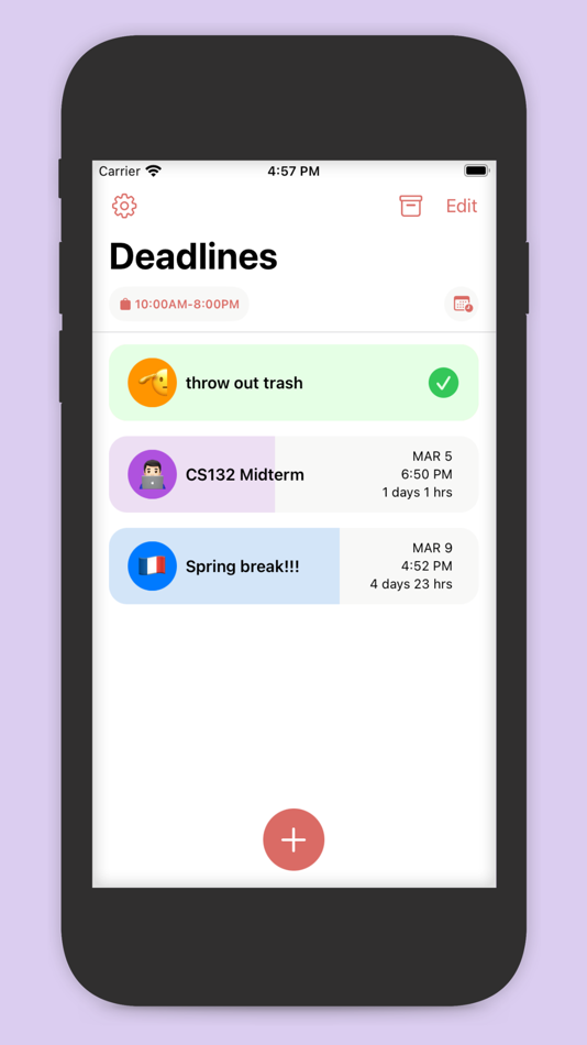 #1. Deadline Dash - Task Planner (iOS) 由: 勇 王