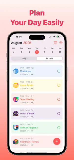 Schedule Planner & Daily Todo screenshot 1