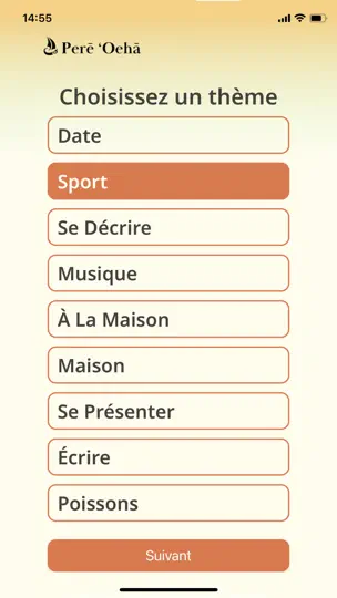 Capture d'écran de Pēre 'Oehā sur iPhone 2