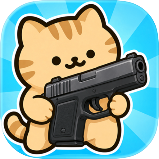 Idle Cat Gunner: Shooter RPG
